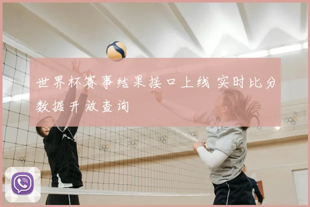 世界杯赛事结果接口上线 实时比分数据开放查询