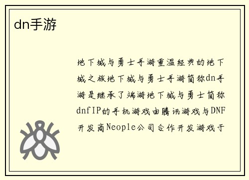 dn手游